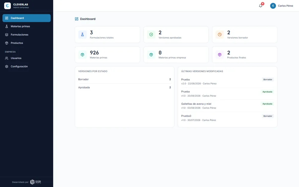 Cleverlab en escritorio
